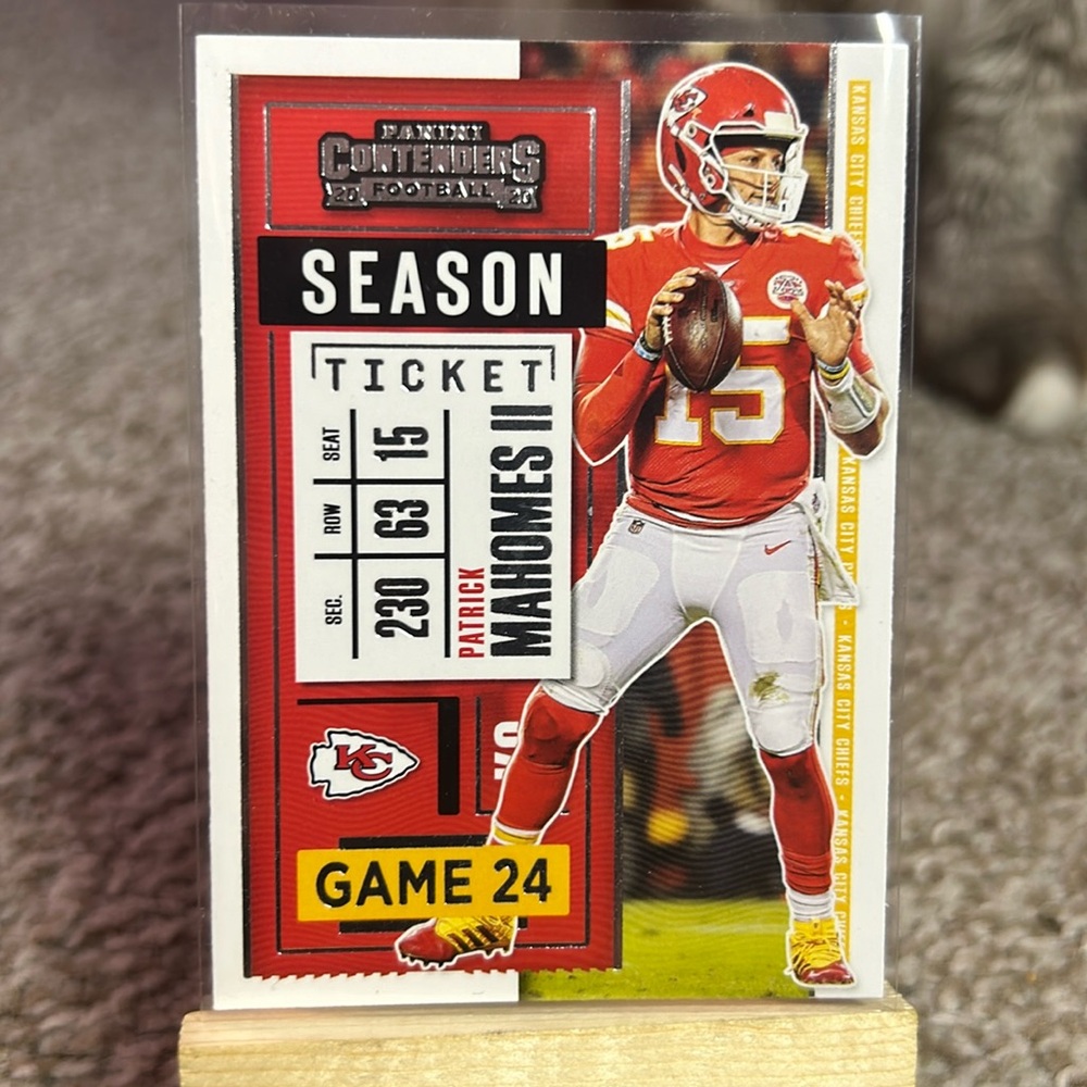 Patrick Mahomes NFL Panini Contenders #2 Football Card Kansas City Chiefs